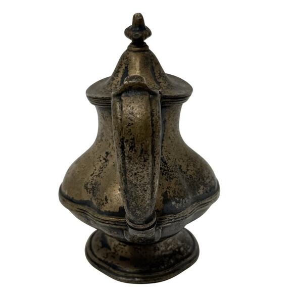 Antique R. Wallace Silverplate 10oz Teapot Victorian Style Genie Lamp Look - Picture 3 of 9